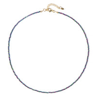 Mystic Hematite Silver Necklace