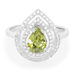 Brazilian Chrysoberyl Silver Ring