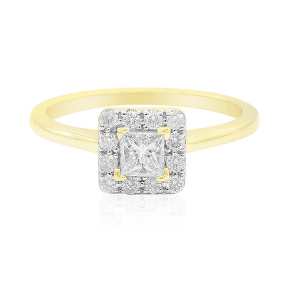 14K SI1 (G) Diamond Gold Ring (Annette)