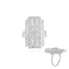 Zircon Silver Ring