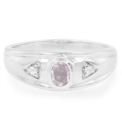 Ceylon Pink Sapphire Silver Ring
