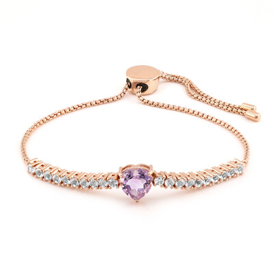 Bolivian Amethyst Silver Bracelet