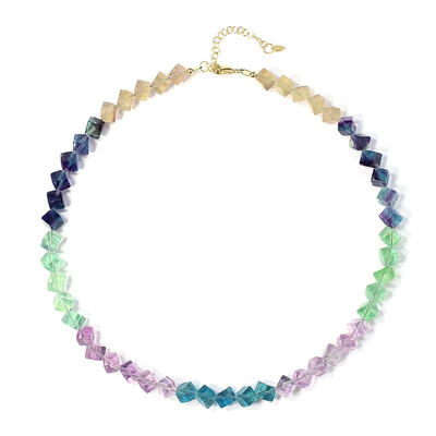 Fluorite Silver Necklace