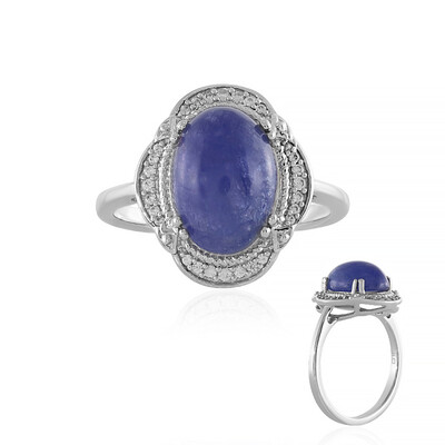 Tanzanite Silver Ring