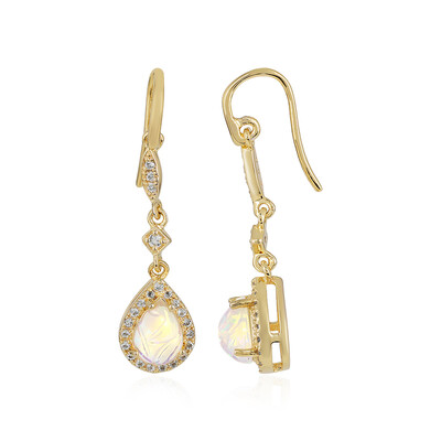 Welo Opal Silver Earrings