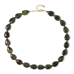 Dragon Blood Jasper Silver Necklace