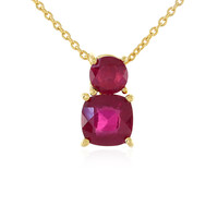 Madagascar Ruby Silver Necklace