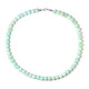 Blue Aragonite Silver Necklace