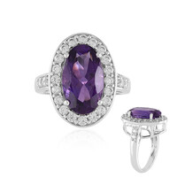 Amethyst Silver Ring