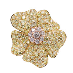 18K I1 Pink Diamond Gold Ring (CIRARI)