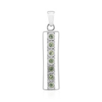 Tulear Green Sapphire Silver Pendant (Pallanova)
