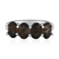 Smoky Quartz Silver Ring