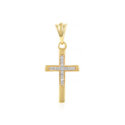 I2 (I) Diamond Silver Pendant