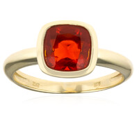 9K Mexican Fire Opal Gold Ring (CUSTODANA)