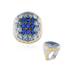 Aquamarine Silver Ring (Gems en Vogue)