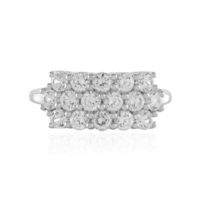 Zircon Silver Ring