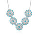 Sleeping Beauty Turquoise Silver Necklace