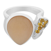 Moonstone Silver Ring