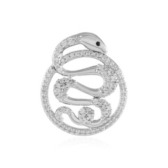 Zircon Silver Pendant