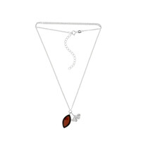 Baltic Amber Silver Necklace