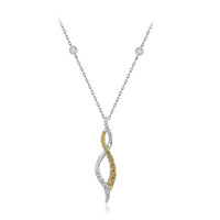 14K SI2 (H) Diamond Gold Necklace (CIRARI)