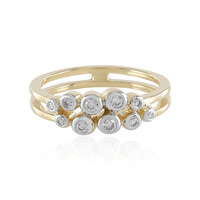 9K SI1 (H) Diamond Gold Ring