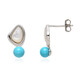 Mother of Pearl Silver Earrings