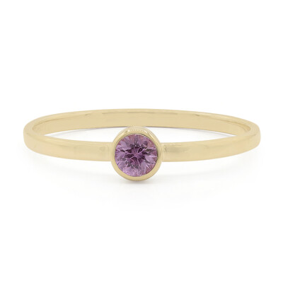 9K Pink Sapphire Gold Ring