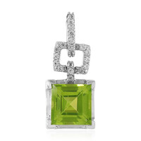 Peridot Silver Pendant