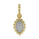 9K SI1 (G) Diamond Gold Pendant (Annette)