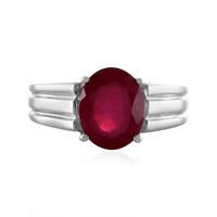 Madagascar Ruby Silver Ring