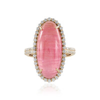 14K Cat´s Eye Tourmaline Gold Ring (de Melo)