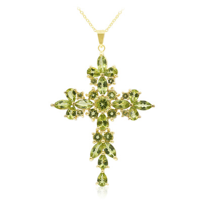 Peridot Silver Necklace