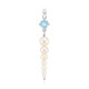 Sky Blue Topaz Silver Pendant (Michelle Albala)