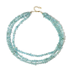 Brazilian Aquamarine Silver Necklace