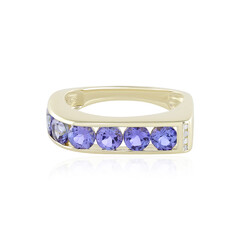 9K AAA Tanzanite Gold Ring (de Melo)
