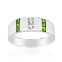 Russian Diopside Silver Ring