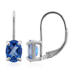 INDIGO BLUE TOPAZ Silver Earrings