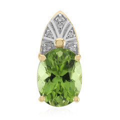 9K Wagogo Peridot Gold Pendant