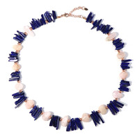 Rose Hematite Silver Necklace