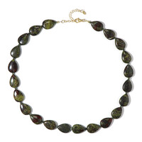 Dragon Blood Jasper Silver Necklace