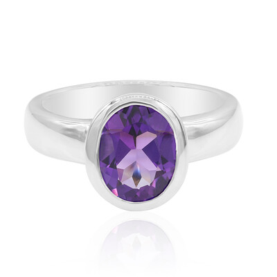 Bolivian Amethyst Silver Ring