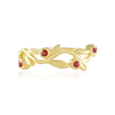 Tanzanian Ruby Silver Ring