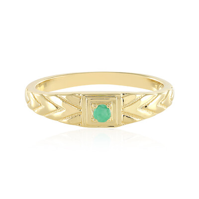 Socoto Emerald Silver Ring