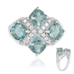 Esperanza Fluorite Silver Ring