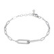 I3 (I) Diamond Silver Bracelet