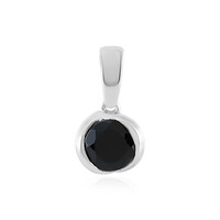 Black Tourmaline Silver Pendant