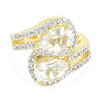 Ice Moon Quartz Silver Ring