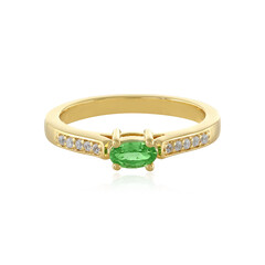 Tsavorite Silver Ring