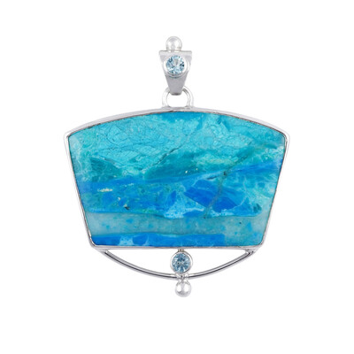 Atacama Opal Silver Pendant (Bali Barong)